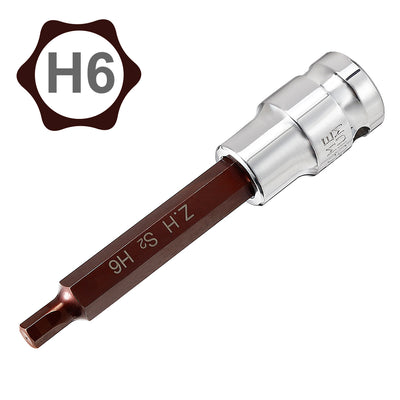 Harfington Hex Bit Socket, S2 Steel Bits, CR-V Sockets For Hand Use Only