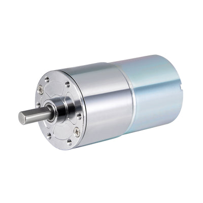 Harfington 12V DC 22 RPM Gear Motor High Torque Electric Reduction Gearbox Centric Output Shaft