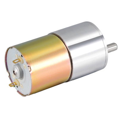 Harfington 12V DC 5 RPM Gear Motor High Torque Electric Reduction Gearbox Eccentric Output Shaft