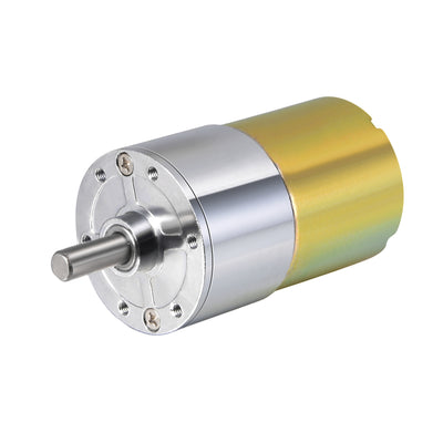 Harfington 12V DC 205 RPM Gear Motor High Torque Electric Reduction Gearbox Output Shaft