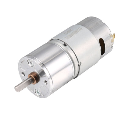 Harfington 12V DC 160 RPM Gear Motor High Torque Electric Reduction Gearbox Centric Output Shaft