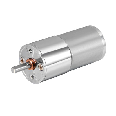 Harfington 12V DC 100 RPM Gear Motor High Torque Electric Reduction Gearbox Centric Output D Shaft