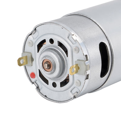 Harfington 12V DC 220 RPM Gear Motor High Torque Electric Reduction Gearbox Centric Output D Shaft