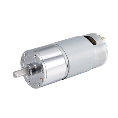 Harfington 12V DC 220 RPM Gear Motor High Torque Electric Reduction Gearbox Centric Output D Shaft