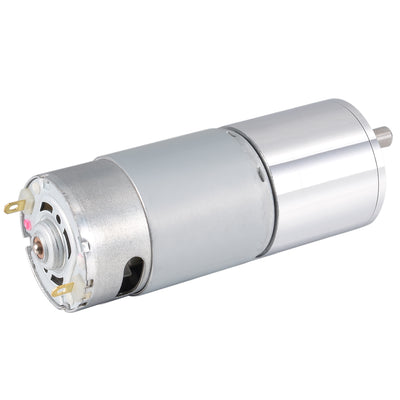 Harfington 12V DC 10 RPM Gear Motor High Torque Electric Reduction Gearbox Eccentric Output Shaft