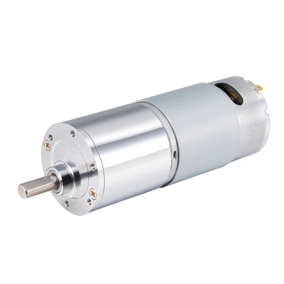 Harfington 12V DC 10 RPM Gear Motor High Torque Electric Reduction Gearbox Eccentric Output Shaft