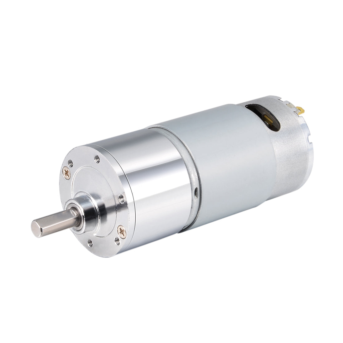 Harfington 12V DC 310 RPM Gear Motor High Torque Reduction Gearbox Eccentric Output D Shaft