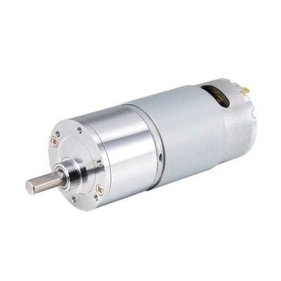 Harfington 12V DC 310 RPM Gear Motor High Torque Reduction Gearbox Eccentric Output D Shaft