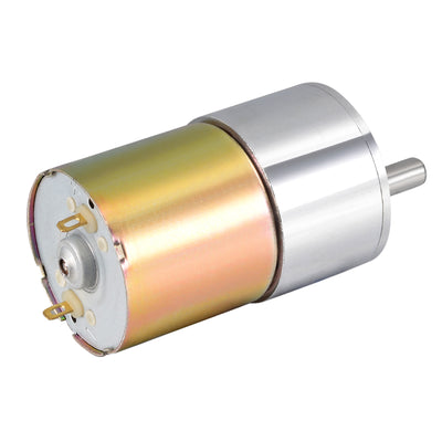 Harfington 12V DC 285 RPM Gear Motor High Torque Electric Reduction Gearbox Eccentric Output Shaft