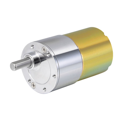 Harfington 12V DC 285 RPM Gear Motor High Torque Electric Reduction Gearbox Eccentric Output Shaft