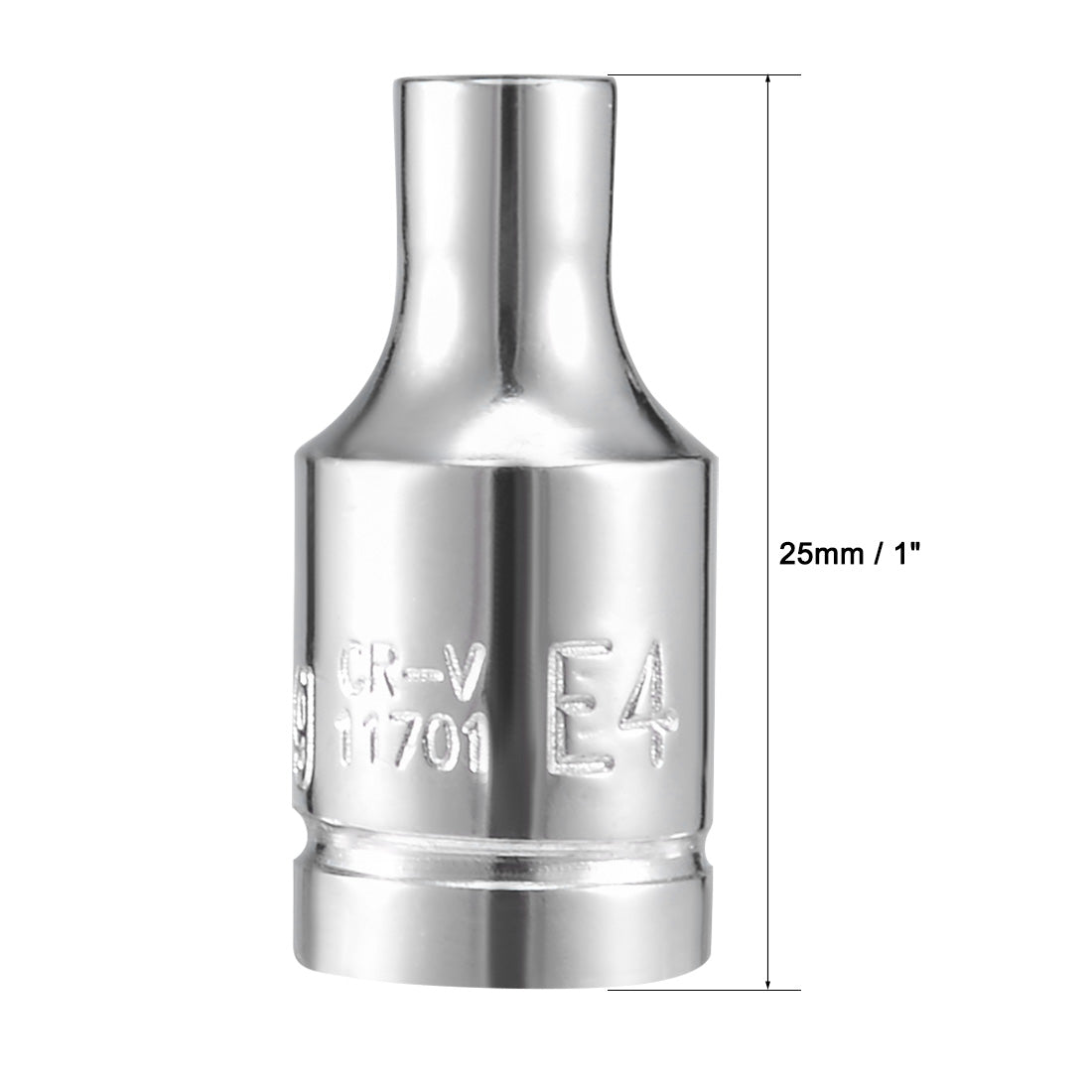 Harfington Drive External Torx Shallow Socket, Cr-V Steel