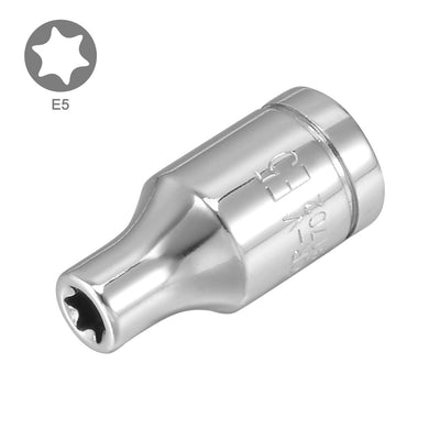 Harfington Drive External Torx Shallow Socket, Cr-V Steel