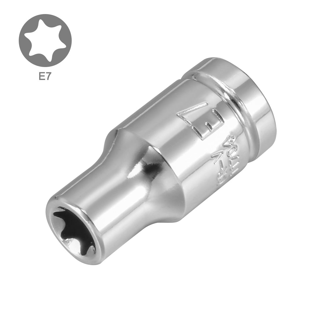 Harfington Drive External Torx Shallow Socket, Cr-V Steel