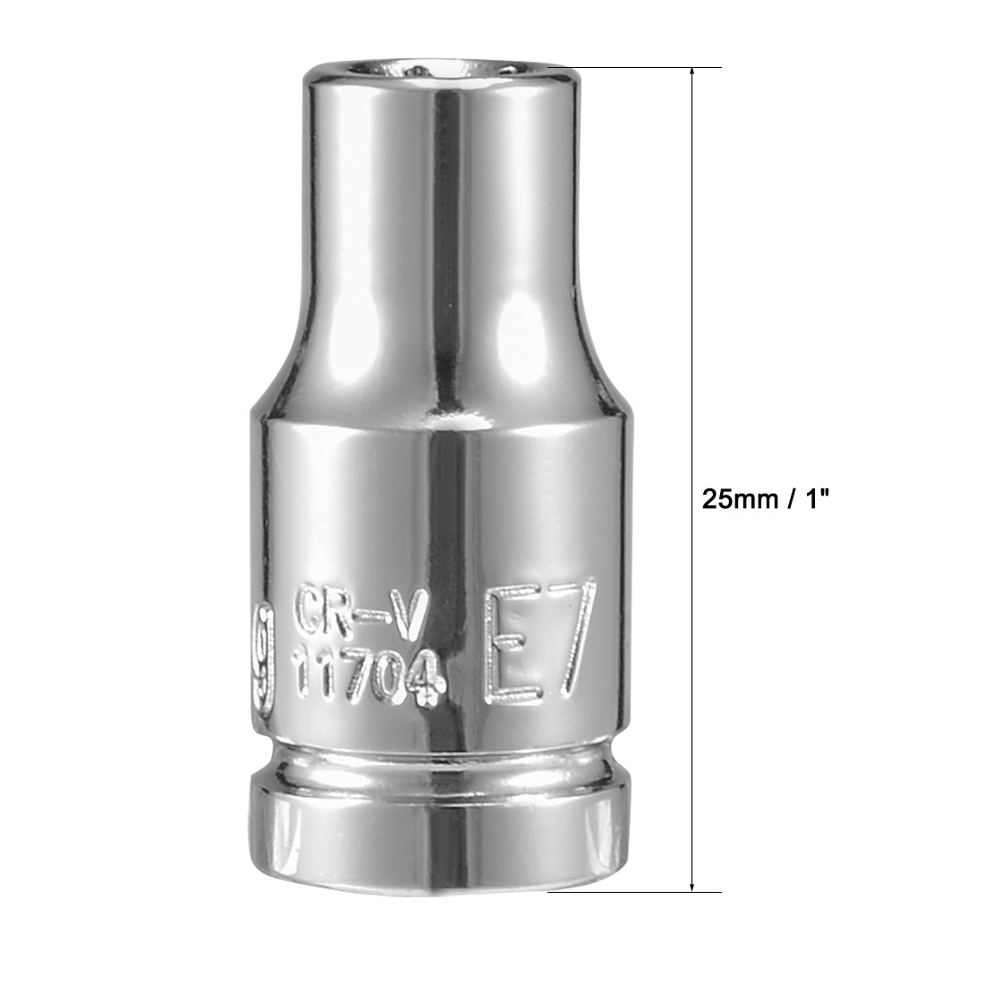 Harfington Drive External Torx Shallow Socket, Cr-V Steel