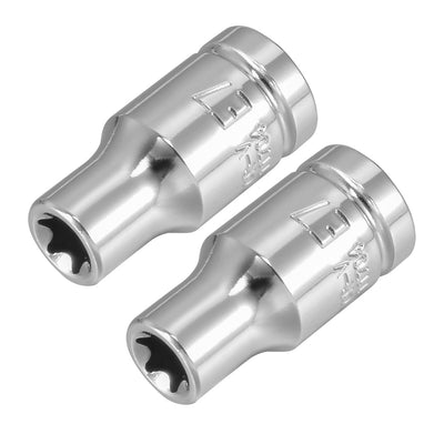 Harfington Drive External Torx Shallow Socket, Cr-V Steel