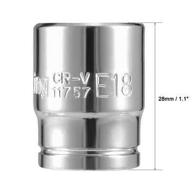 Harfington Drive Torx Shallow Socket, Cr-V Steel