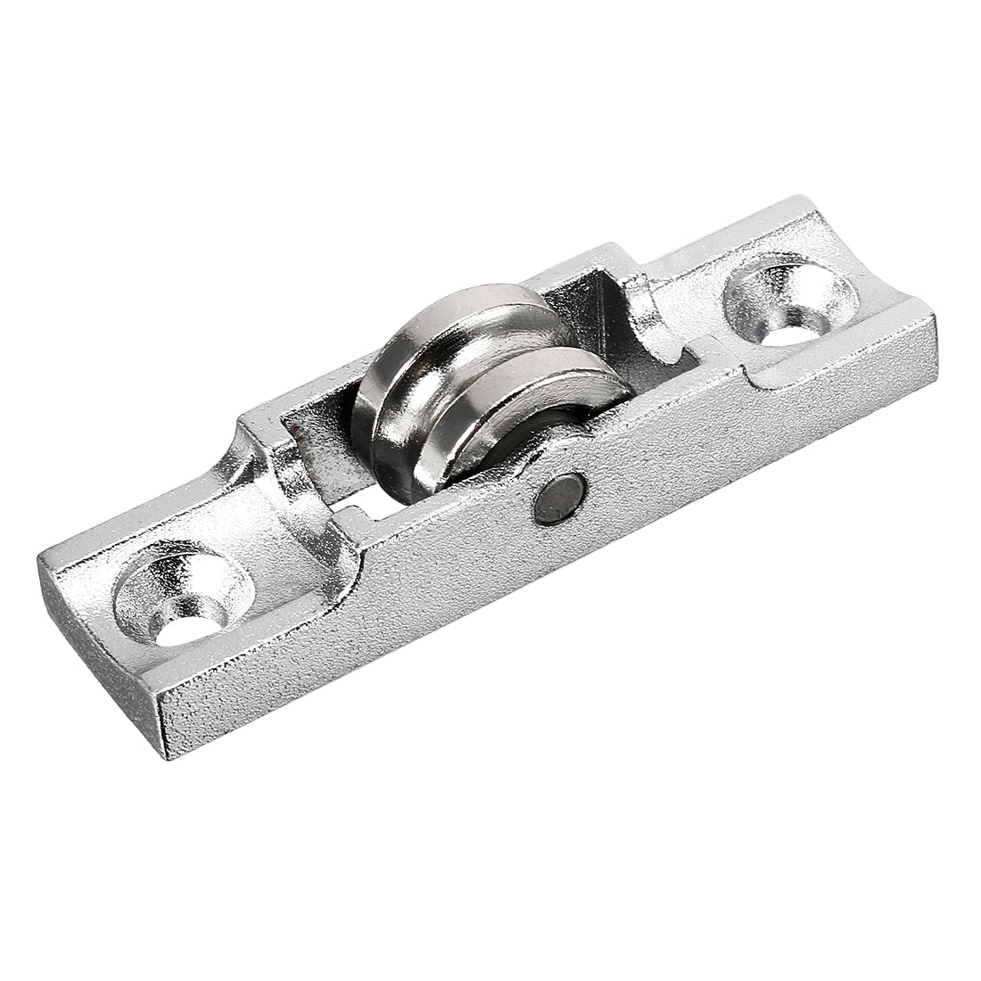 Harfington 15.8mm Dia Bearing Steel Electroplating Single Wheel Sliding Door Window Pulley