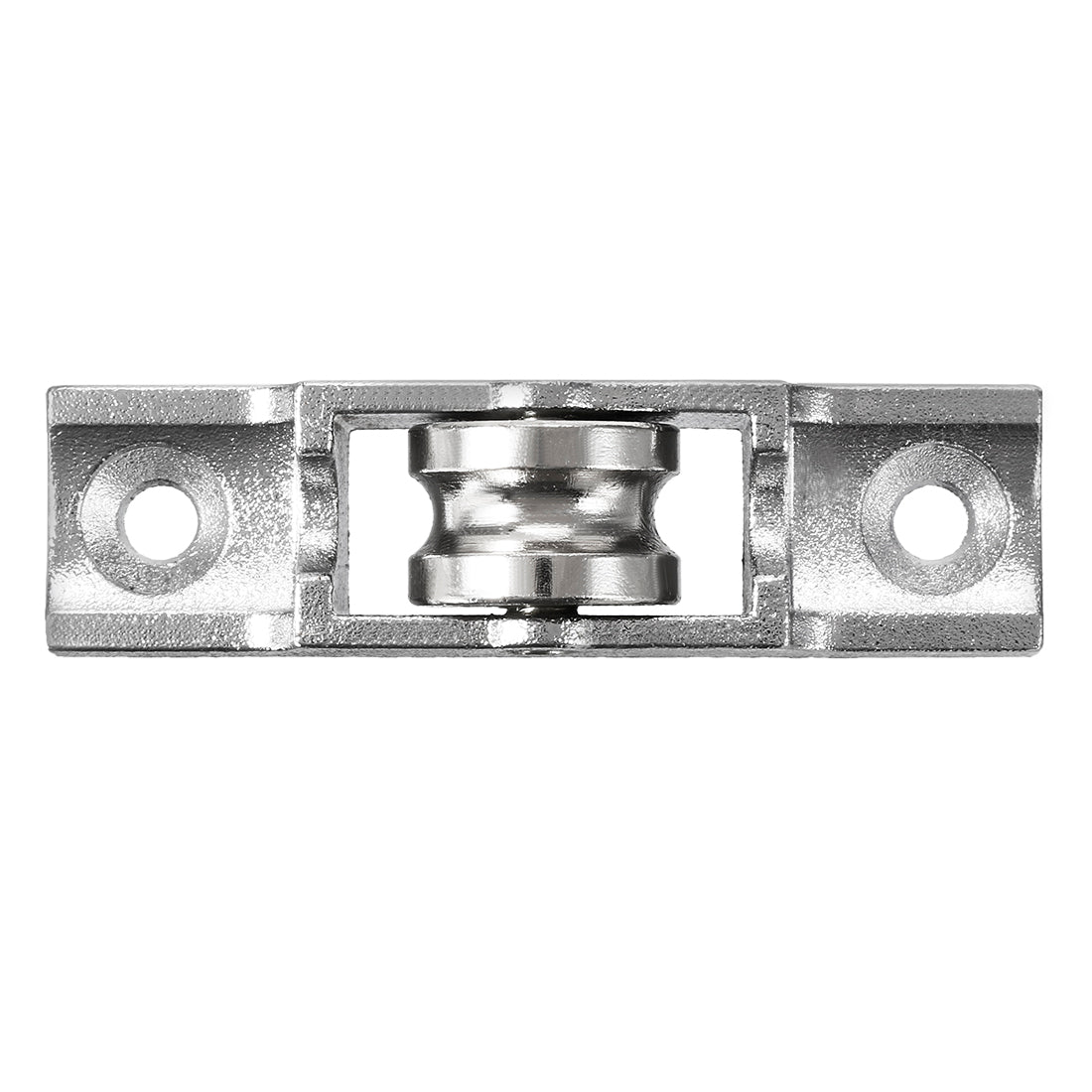 Harfington 15.8mm Dia Bearing Steel Electroplating Single Wheel Sliding Door Window Pulley