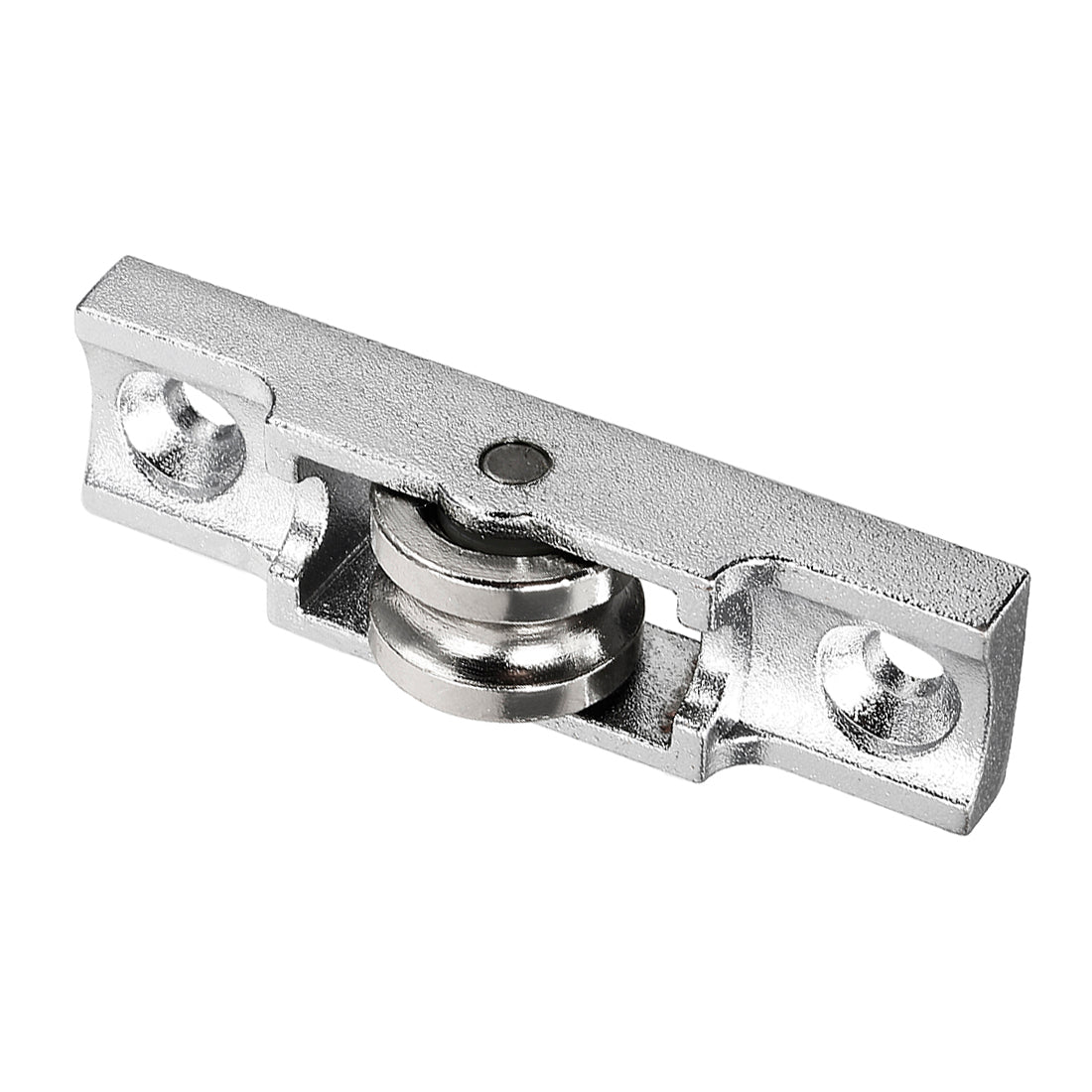 Harfington 15.8mm Dia Bearing Steel Electroplating Single Wheel Sliding Door Window Pulley