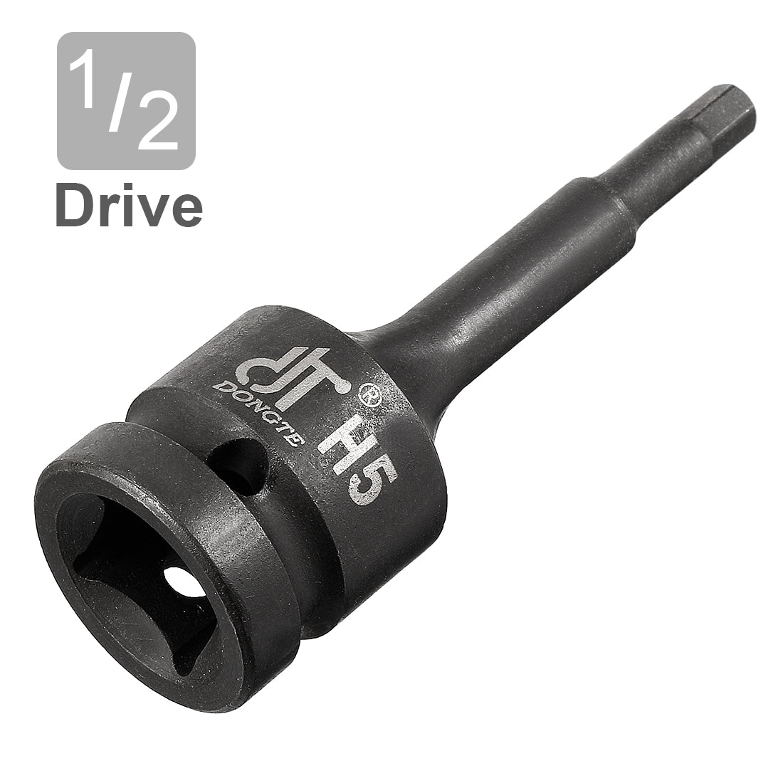 Harfington 1/2-Inch Drive 5mm Hex Bit Impact Socket, Cr-Mo Steel