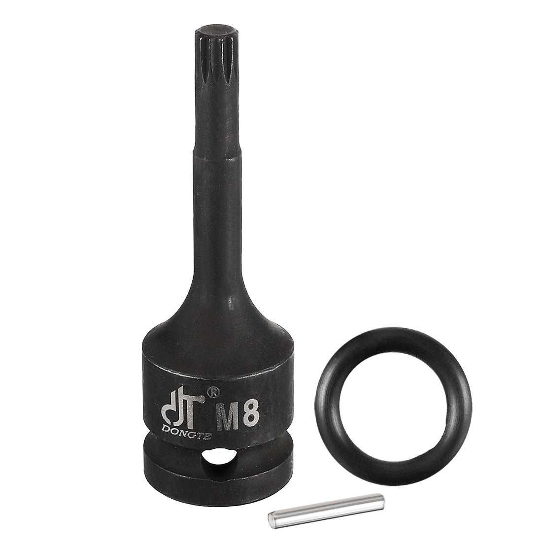 Harfington Impact Triple Square Spline Bit Socket, Metric Cr-Mo Steel with O-Ring and Dowel Pin
