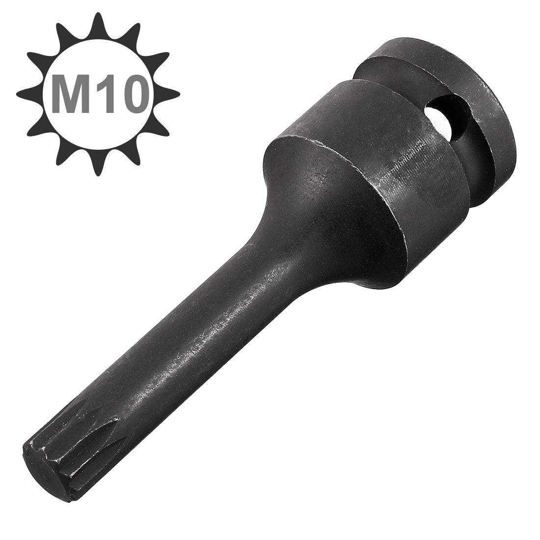 Harfington Impact Triple Square Spline Bit Socket, Metric Cr-Mo Steel with O-Ring and Dowel Pin