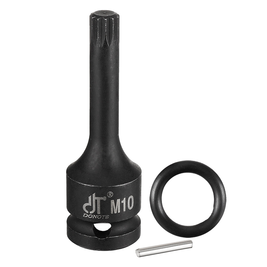 Harfington Impact Triple Square Spline Bit Socket, Metric Cr-Mo Steel with O-Ring and Dowel Pin