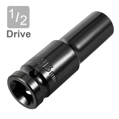 Harfington 1/2-Inch Drive by Deep Impact Socket, Cr-V, 6-Point, Metric