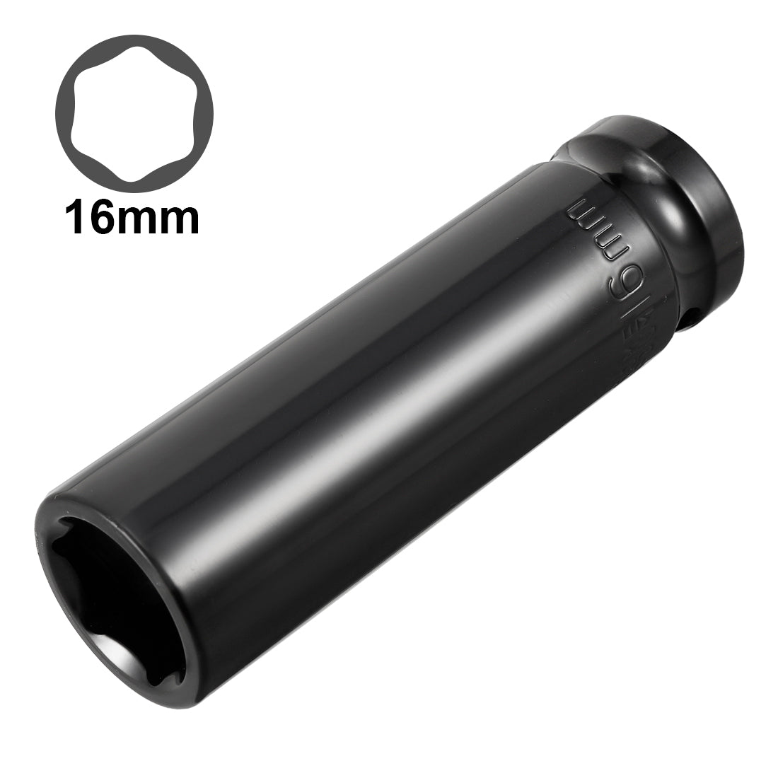 Harfington 1/2-Inch Drive by Deep Impact Socket, Cr-V, 6-Point, Metric