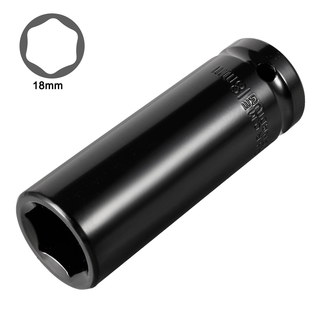 Harfington 1/2-Inch Drive by Deep Impact Socket, Cr-V, 6-Point, Metric