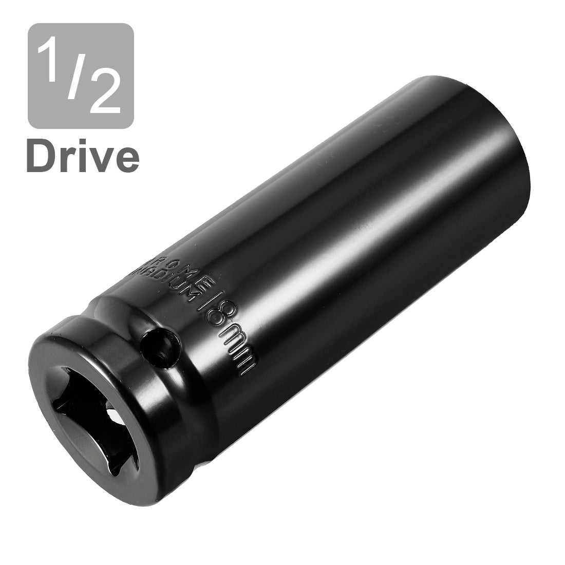 Harfington 1/2-Inch Drive by Deep Impact Socket, Cr-V, 6-Point, Metric