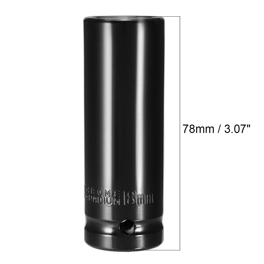 Harfington 1/2-Inch Drive by Deep Impact Socket, Cr-V, 6-Point, Metric