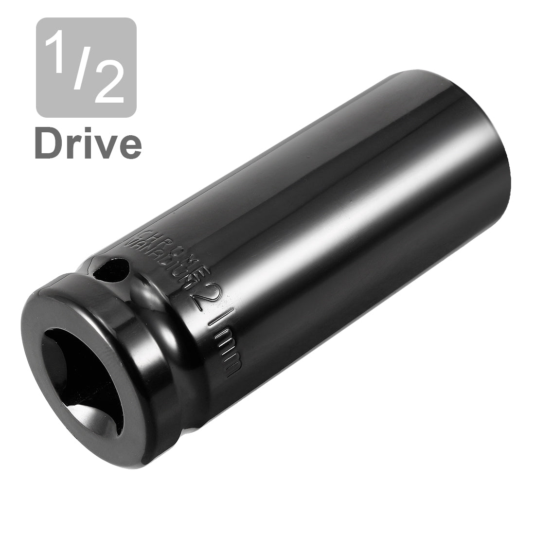 Harfington 1/2-Inch Drive by Deep Impact Socket, Cr-V, 6-Point, Metric