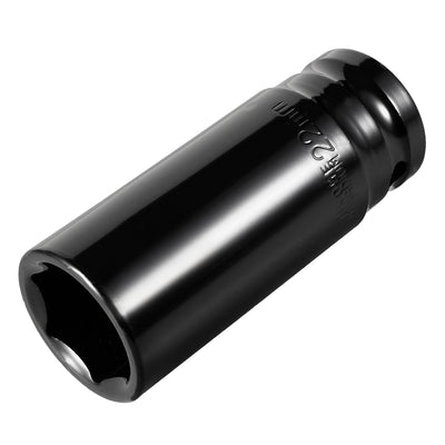 Harfington 1/2-Inch Drive by Deep Impact Socket, Cr-V, 6-Point, Metric