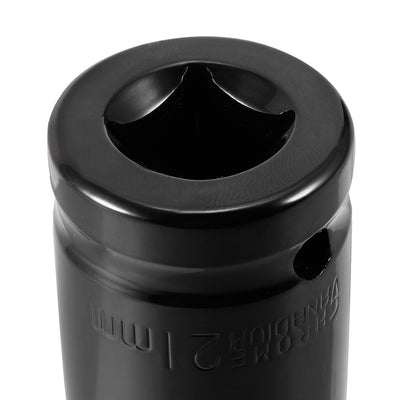 Harfington 1/2-Inch Drive by Deep Impact Socket, Cr-V, 6-Point, Metric