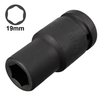 Harfington Drive Deep Impact Socket, 6-Point, Cr-V, Metric