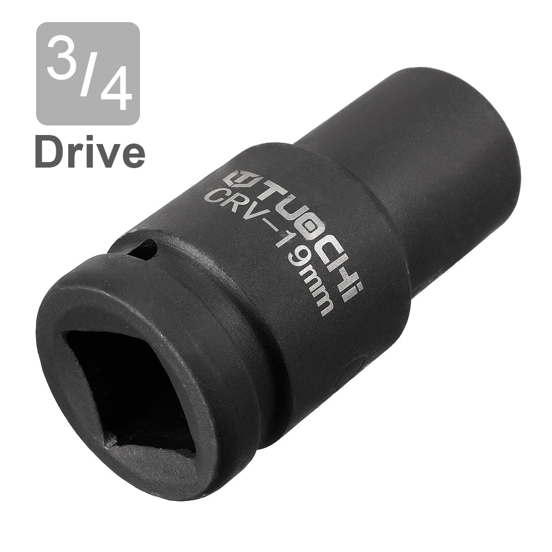 Harfington Drive Deep Impact Socket, 6-Point, Cr-V, Metric