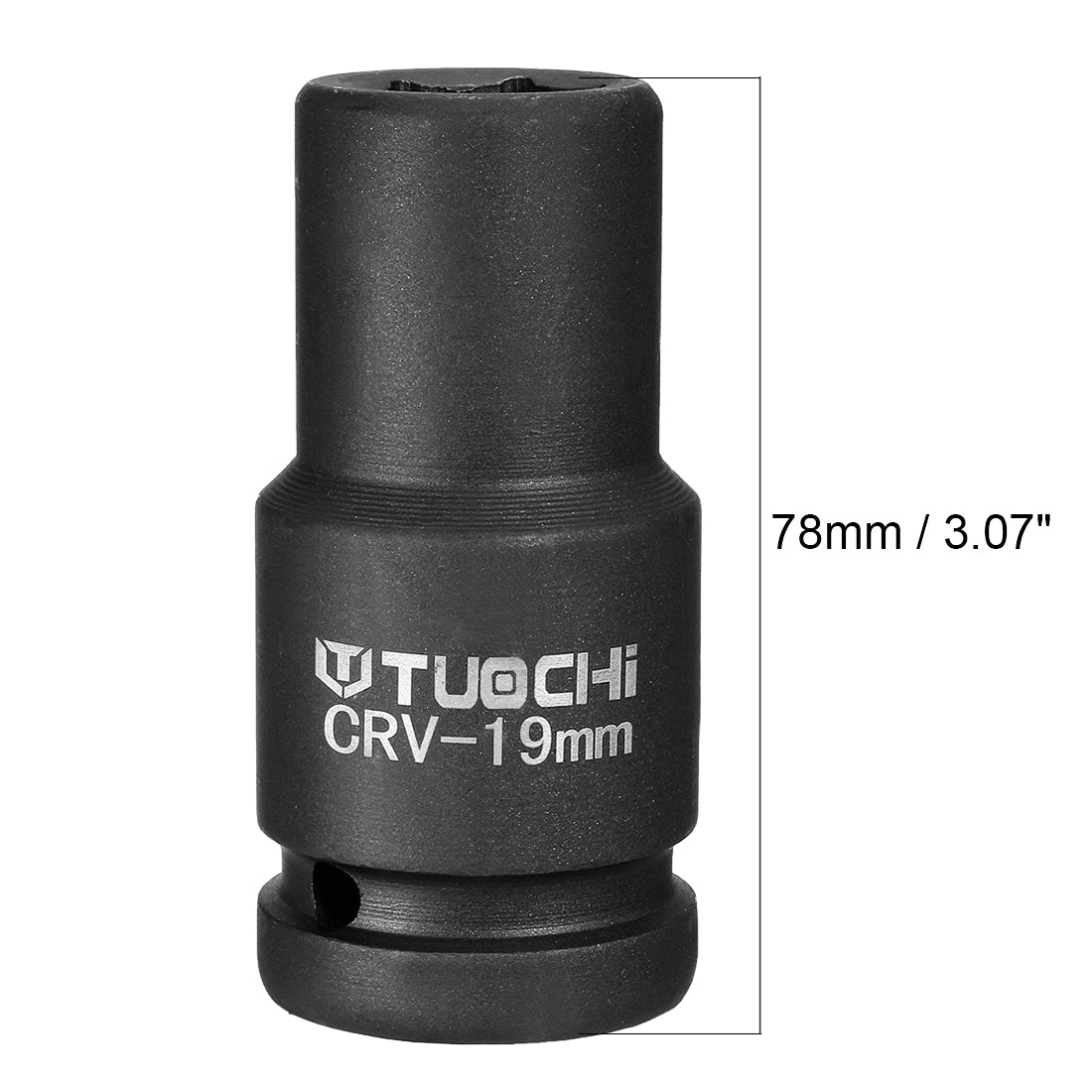 Harfington Drive Deep Impact Socket, 6-Point, Cr-V, Metric