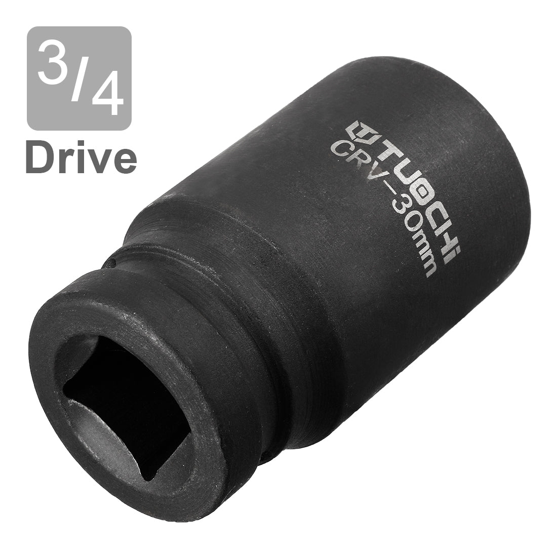 Harfington Drive Deep Impact Socket, 6-Point, Cr-V, Metric