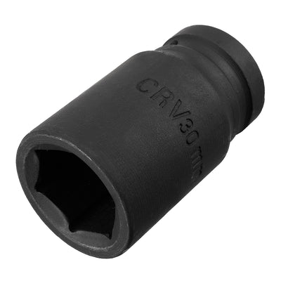 Harfington Drive Deep Impact Socket, 6-Point, Cr-V, Metric