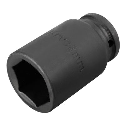 Harfington Drive Deep Impact Socket, 6-Point, Cr-V, Metric