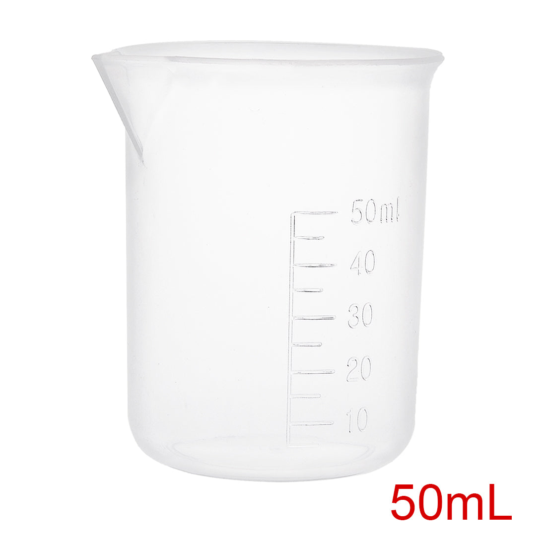 Harfington 14pcs Measuring Cup Labs PP Graduated Beakers 50ml