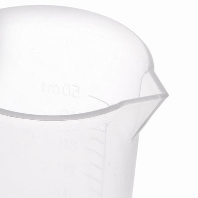 Harfington 14pcs Measuring Cup Labs PP Graduated Beakers 50ml