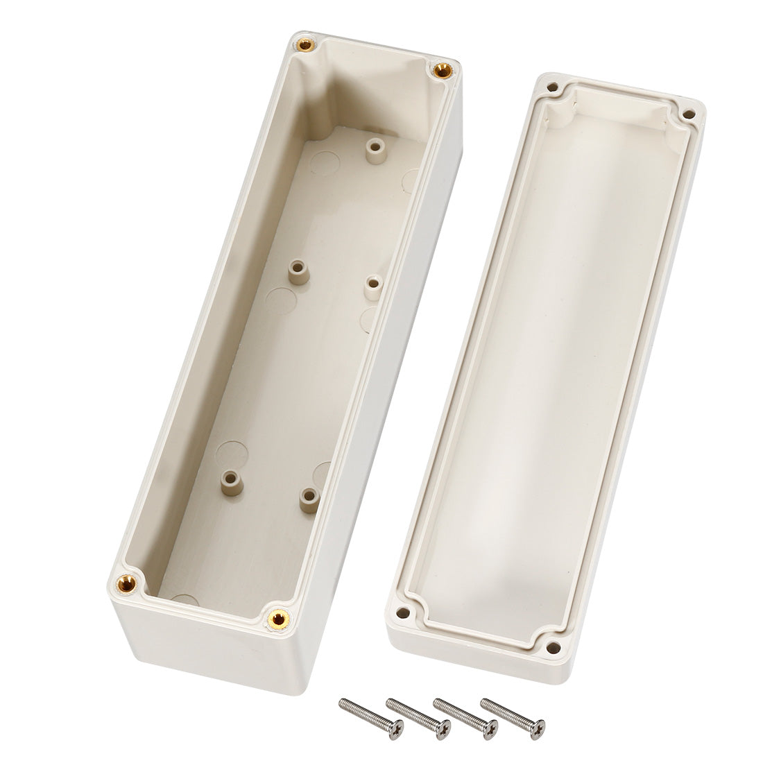 Harfington 160mmx45mmx55mm Electronic ABS Plastic DIY Junction Box Enclosure Case Gray