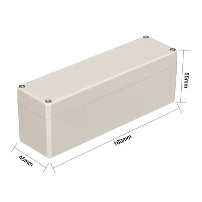 Harfington 160mmx45mmx55mm Electronic ABS Plastic DIY Junction Box Enclosure Case Gray