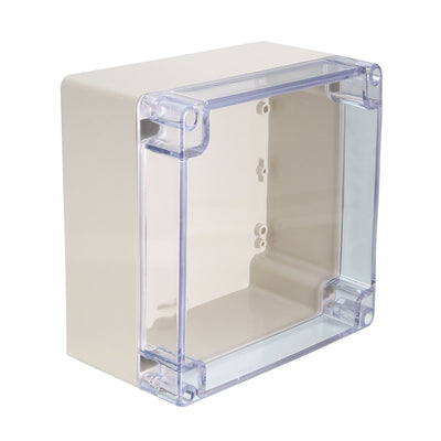 Harfington 160*160*90mm Electronic ABS Plastic DIY Junction Box Enclosure Case Clear IP67