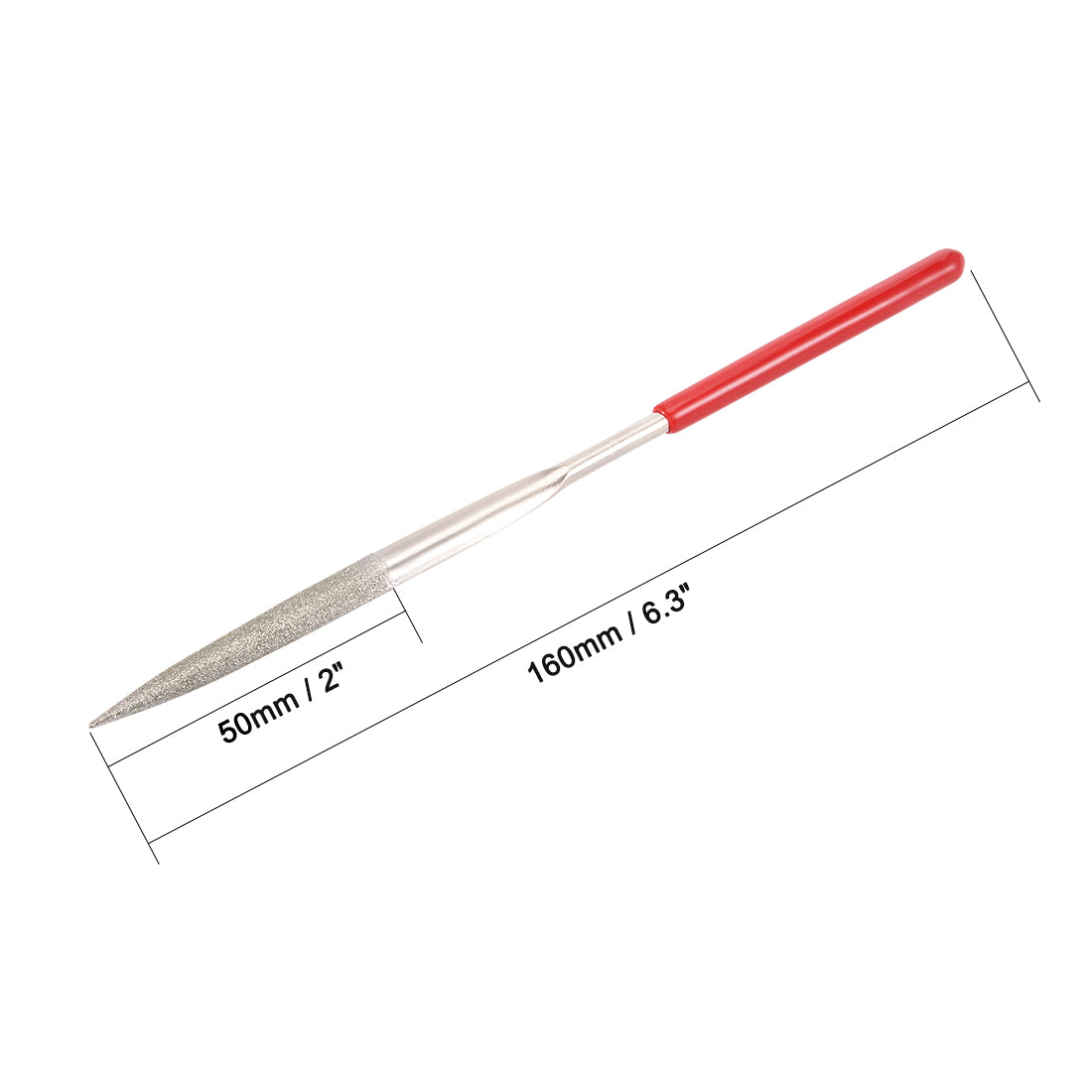 Harfington Half Round Diamond Needle File