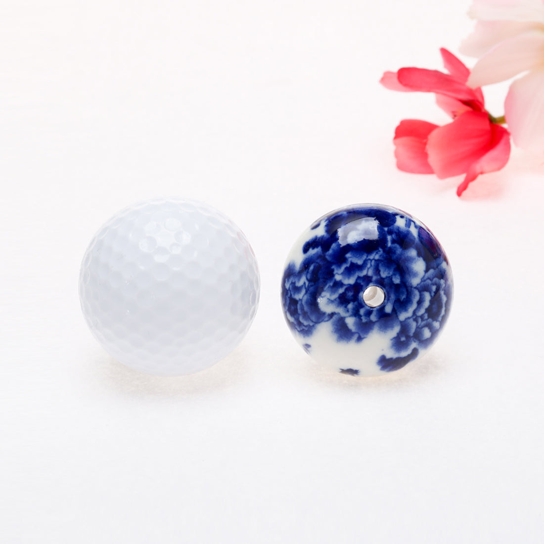 Harfington 6 x Hand Painted Ceramic Door Knobs Cabinet Drawer Wardrobe Cupboard Pull Handles