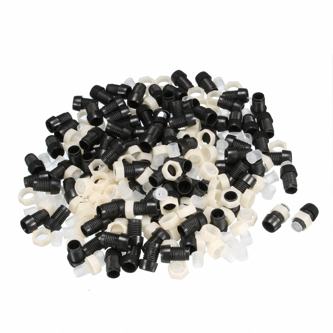 Harfington 180pcs 5mm LED Lamp Holder Light Bulb Socket Plastic Chrome Plated for Light-emitting Diode Lighting