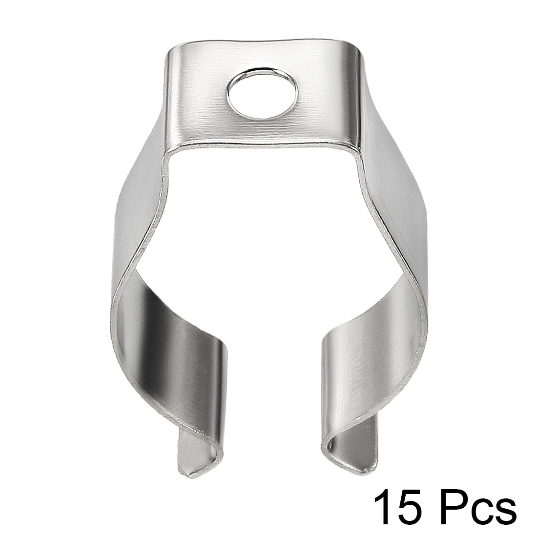 Harfington 15 Pcs T8 LED Fluorescent Tube Lamp U Clips Holder (34 x 20 x9.5mm)